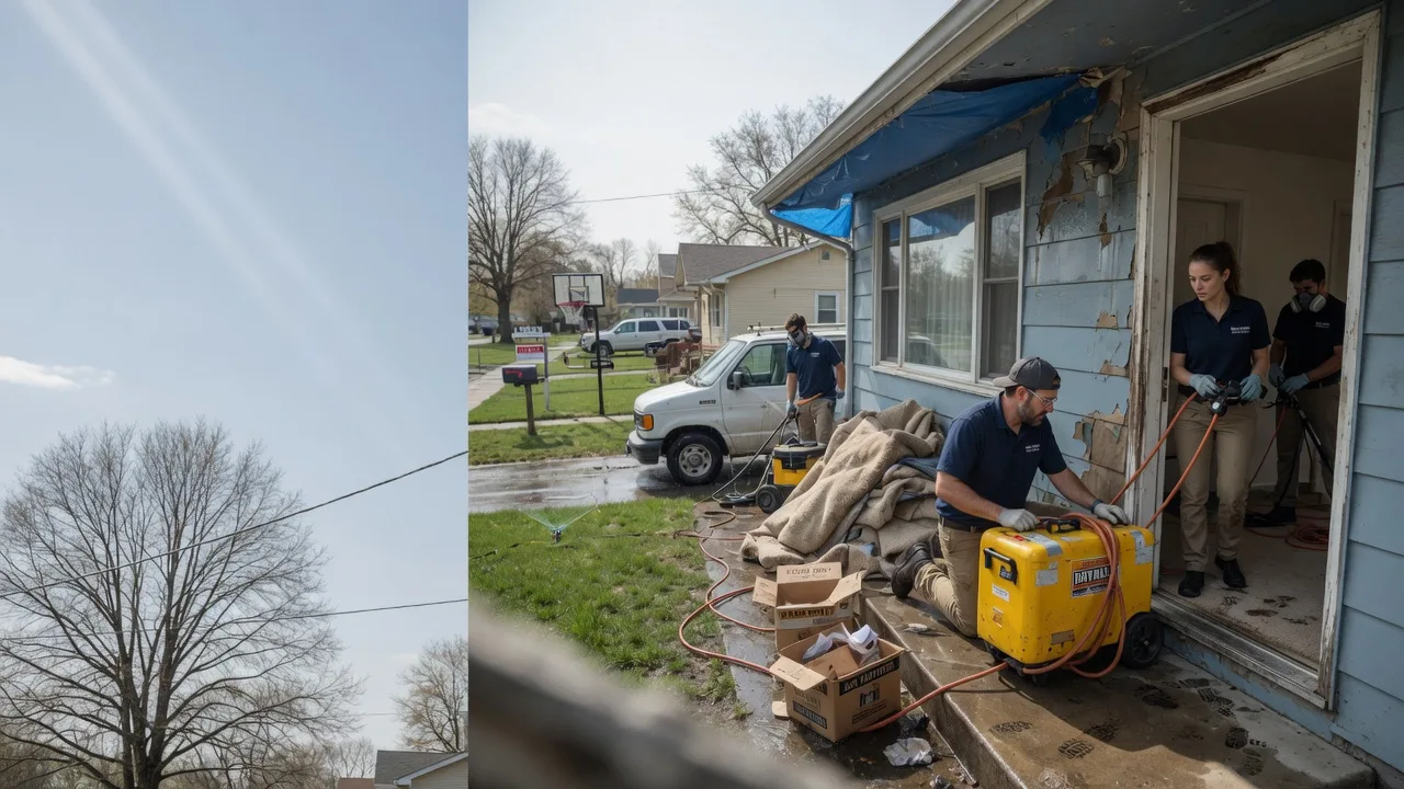Basement Flood Cleanup in Williamstown, MO near me
